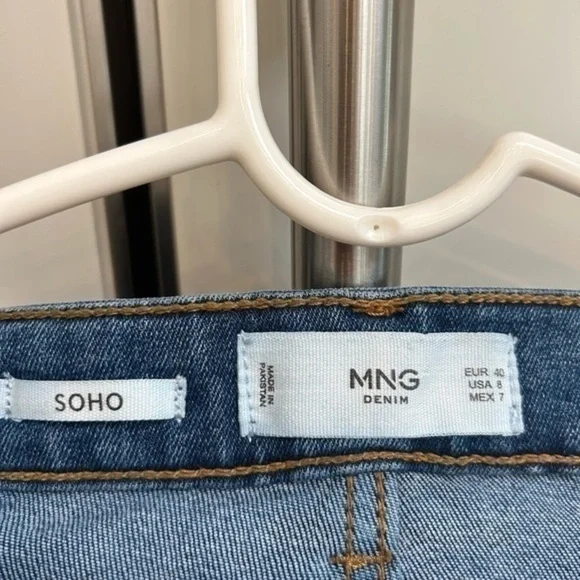 Mango Soho Stretch Skinny Jeans Size 8 - Picture 7 of 11